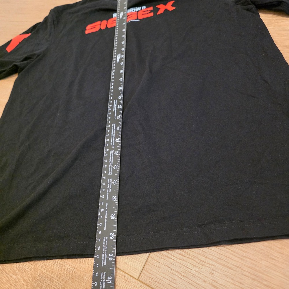 Rainbow 6 Siege X Long Sleeve T-Shirt Event STAFF Size XL 100% Organic Cotton - Picture 7 of 10